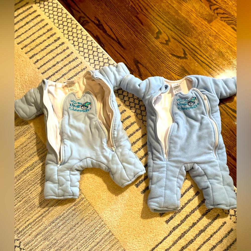 Two Magic Merlin sleep suits
